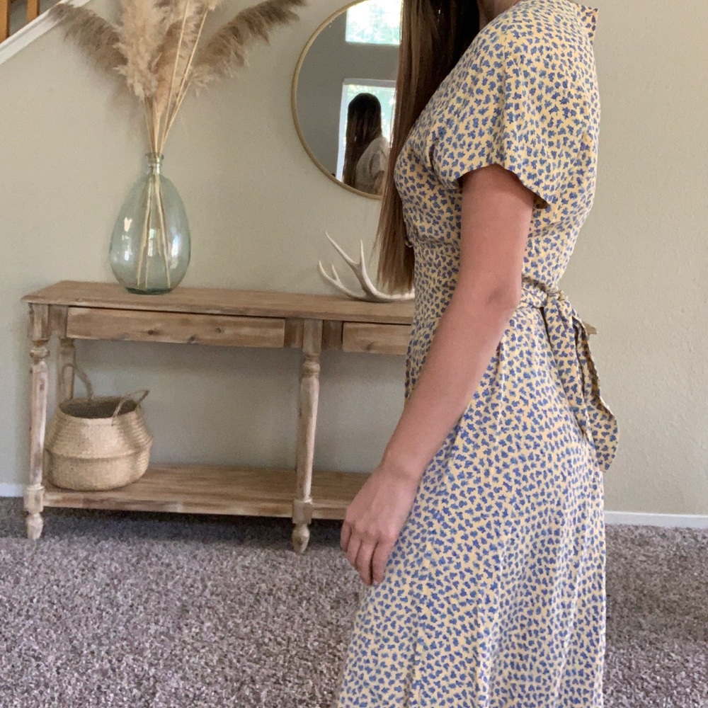 Donna Ricco yellow maxi dress - Picture 5 of 8